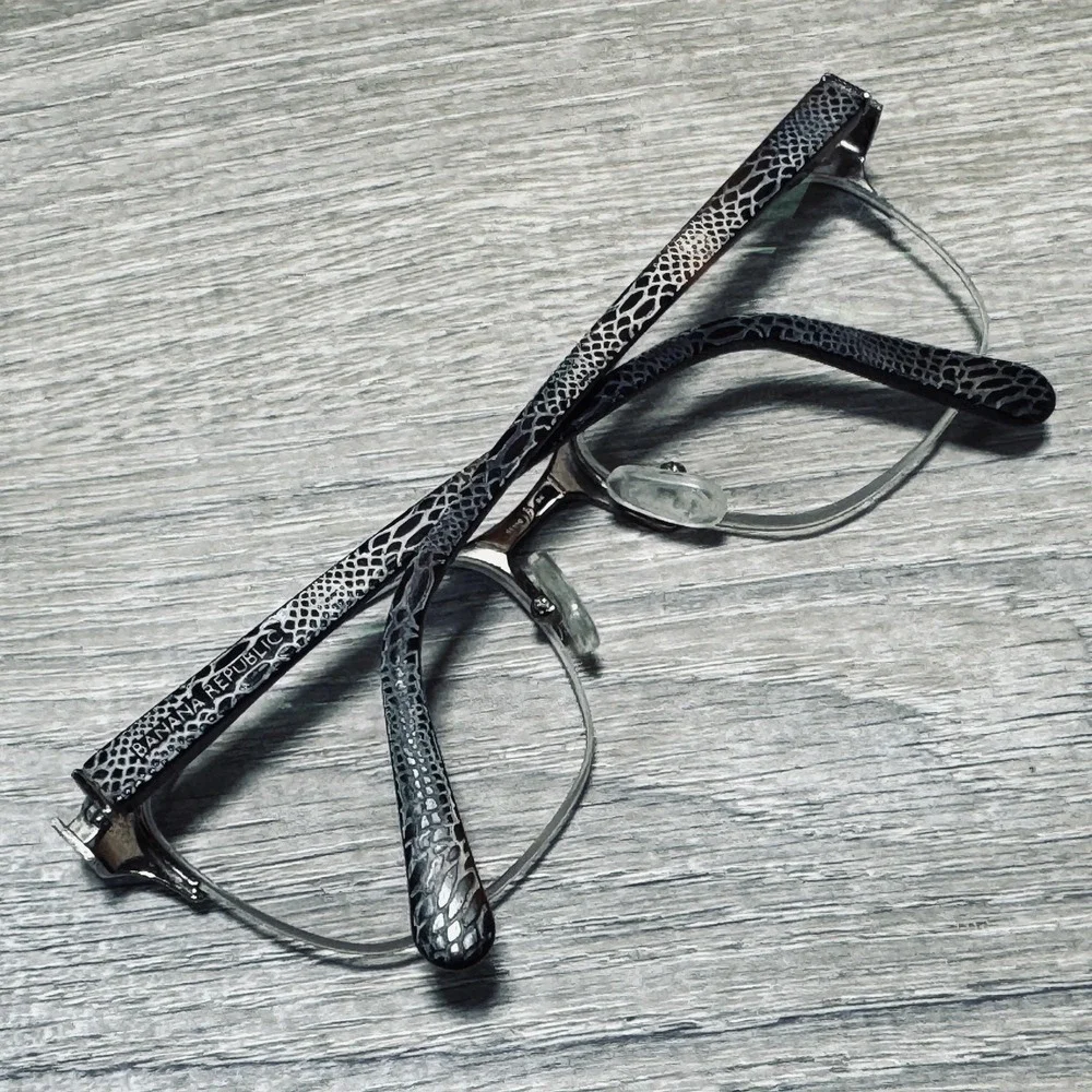 Banana Republic‎ FAWN 99Q 130 Eyeglass Frames Womens Brown Animal Frames Only